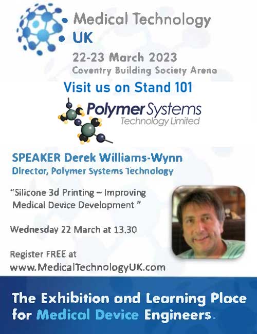 Medical Technology UK 22 - 23 March 2023 Register FREE at www.MedicalTechnologyUK.com